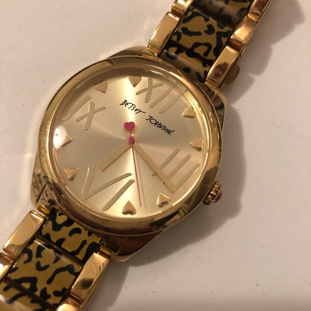 Betsey Johnson Cheetah Watch!